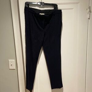 Tory Burch Textured Navy knit Dress Pants
